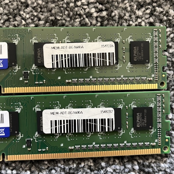 Adata 8GB DDR3 1600MHz RAM x2 - Picture 3 of 4